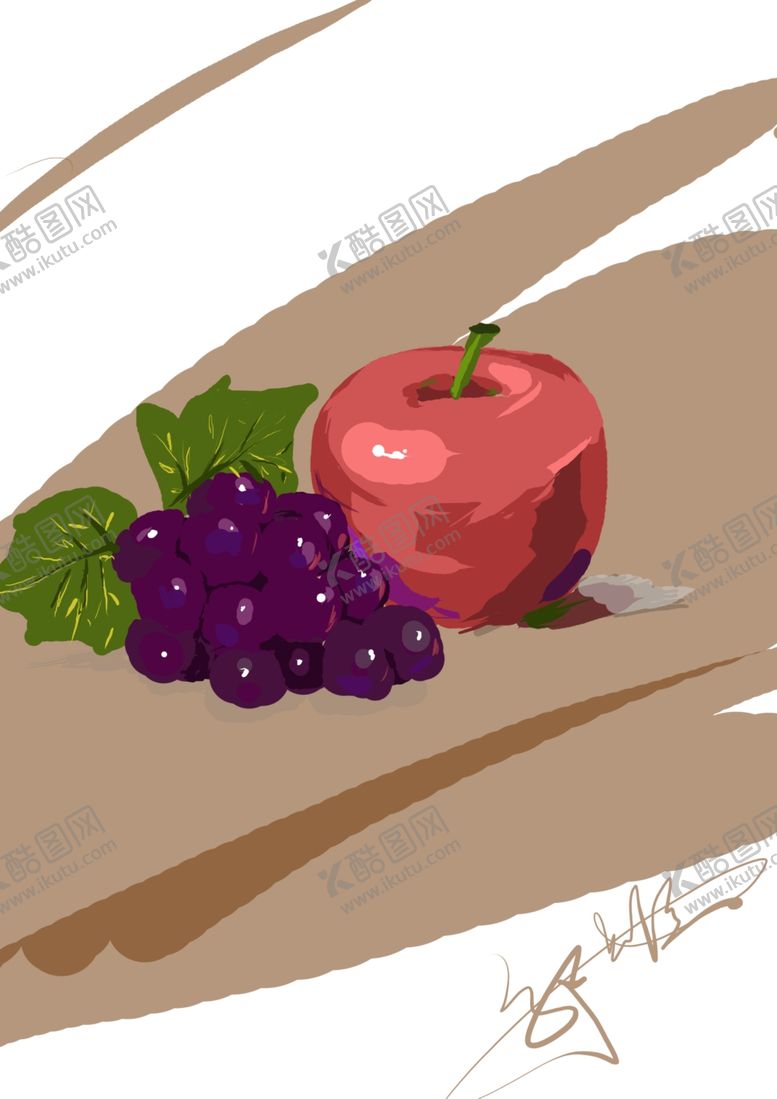 编号：54242505130402301514【酷图网】源文件下载-水果插画
