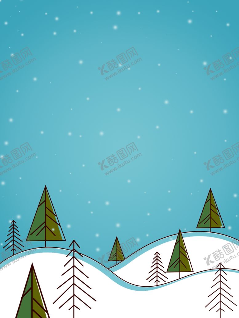 编号：31162810080818064303【酷图网】源文件下载-冬天雪地枯木背景