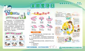 全国爱牙日爱牙齿海报设计