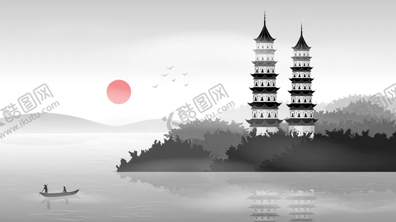 编号：67804909281536103852【酷图网】源文件下载-城市地标建筑插画手绘