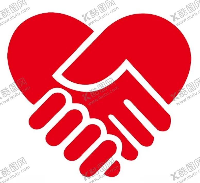 编号：55622105011406553024【酷图网】源文件下载-矢量握手爱心