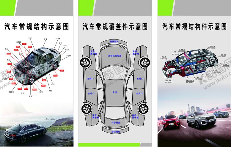 编号：97308109170838009402【酷图网】源文件下载-汽车结构图