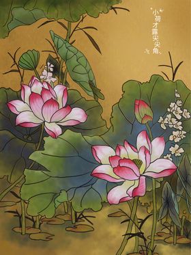 国画荷花图清雅之韵