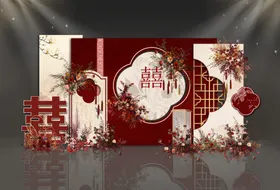 中式舞台背景