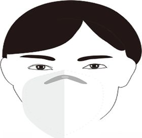 戴口罩的人