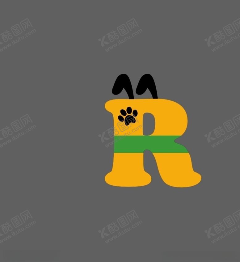 编号：24371210011811311761【酷图网】源文件下载-卡通字母R