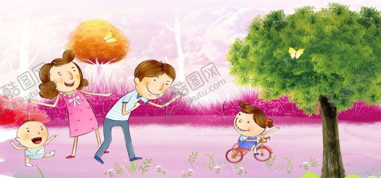 编号：22611009241936499877【酷图网】源文件下载-亲子活动温馨背景