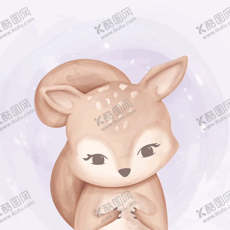 编号：33701309180712412155【酷图网】源文件下载-水彩动物