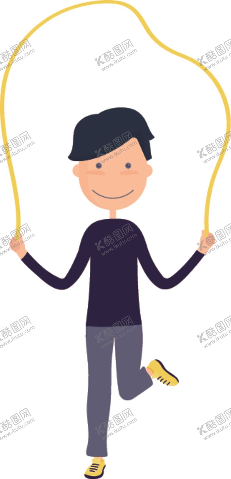 编号：45645709290236146407【酷图网】源文件下载-卡通运动人物