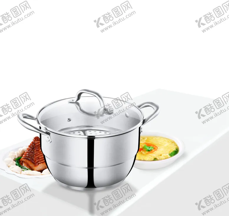 编号：80920507122058009779【酷图网】源文件下载-不锈钢汤锅