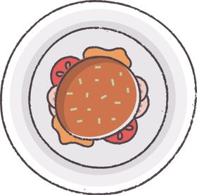 美食盘中餐AI设计素材物