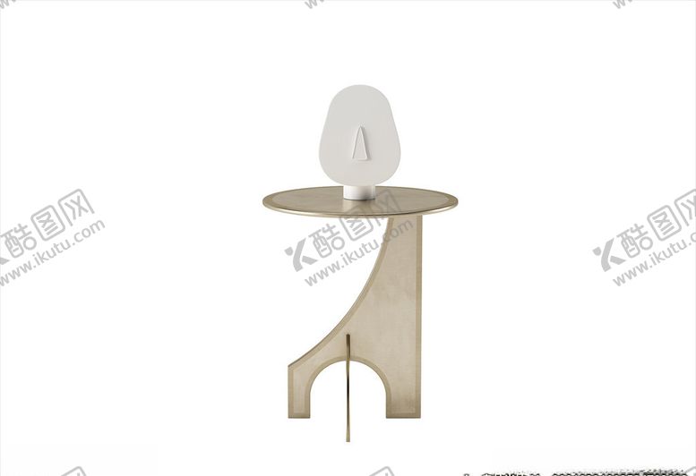 编号：20465303251757137376【酷图网】源文件下载-3D角几模型边几模型