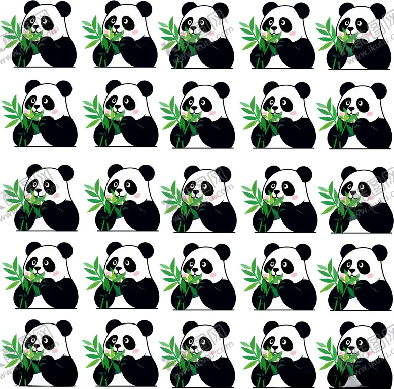 编号：31827202180056387918【酷图网】源文件下载-可爱卡通熊猫