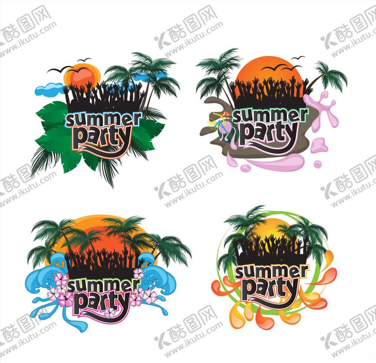 编号：42608706241259413135【酷图网】源文件下载-夏天元素