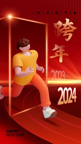 车企2020元旦跨年海报