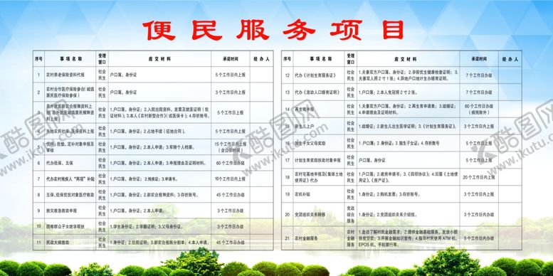 编号：88716710270057209504【酷图网】源文件下载-便民服务
