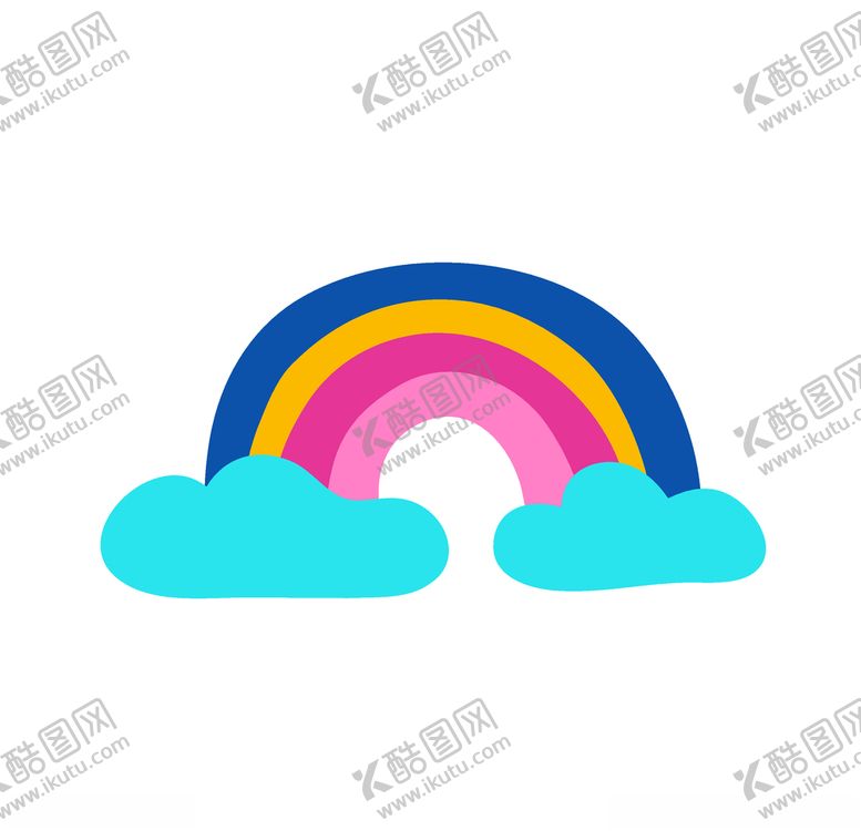 编号：67838309140546445464【酷图网】源文件下载-卡通彩虹