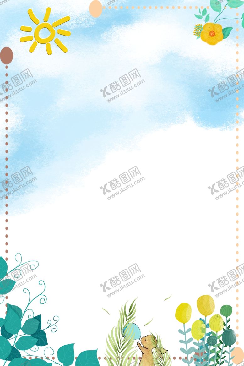 编号：53516106262313264518【酷图网】源文件下载-森系植物清新背景