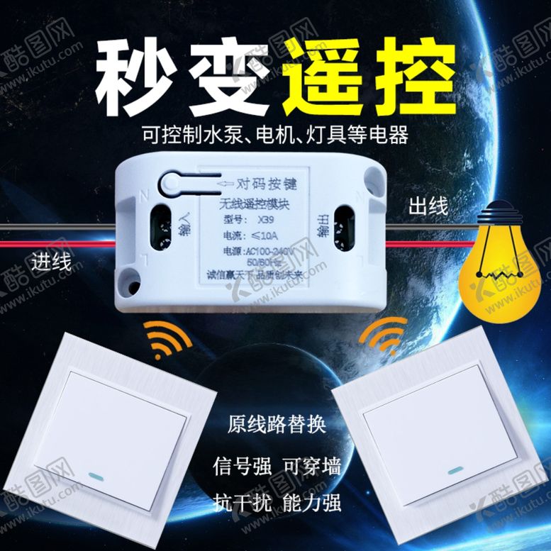 编号：95190110221221448249【酷图网】源文件下载-遥控器开关