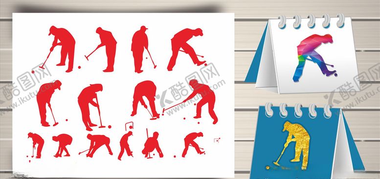 编号：30424510161307042526【酷图网】源文件下载-门球剪影