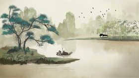 水墨插画