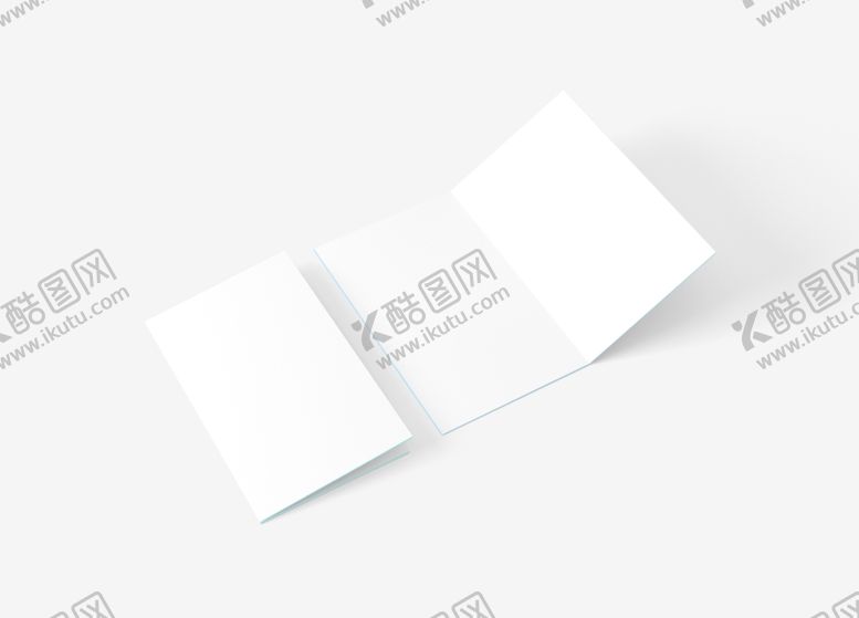 编号：40207309192012062046【酷图网】源文件下载-二折页样机