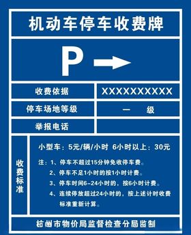 停车收费