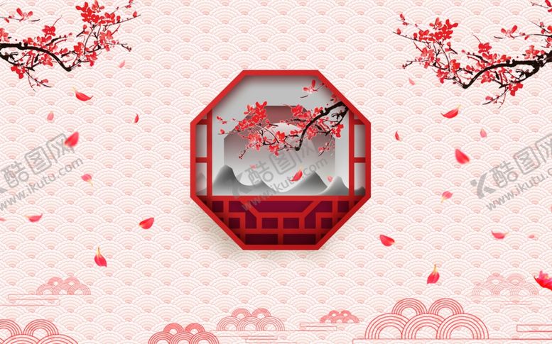 编号：61258609201549565934【酷图网】源文件下载-中国风背景墙