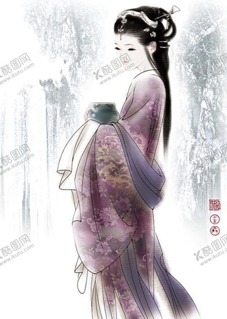 编号：61063901210247503708【酷图网】源文件下载-侍女图