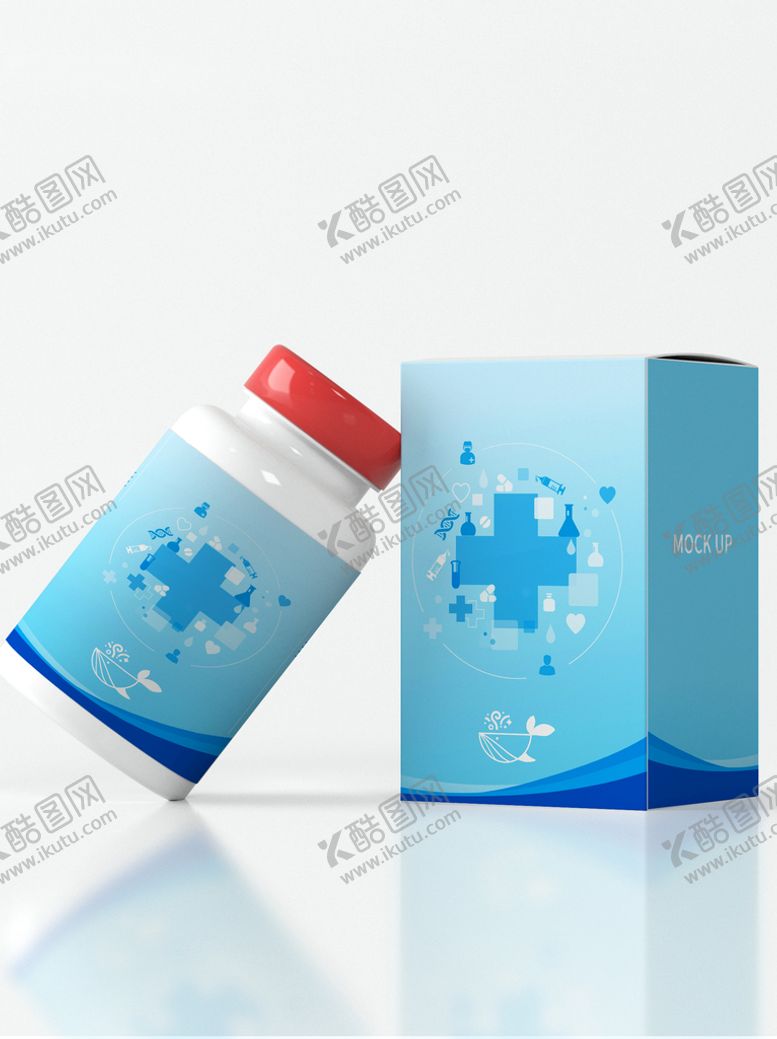编号：92805109171622073415【酷图网】源文件下载-保健品包装样机