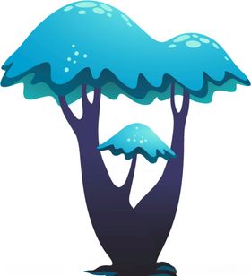 创意卡通树