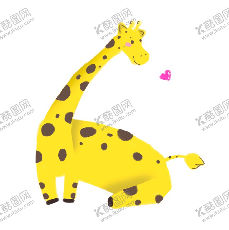 编号：18064409260340461329【酷图网】源文件下载-卡通长颈鹿