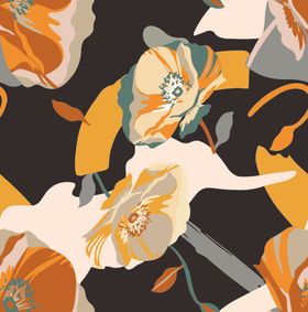 抽象花卉图案背景设计