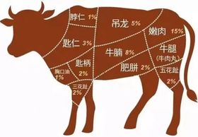 猪肉分割图