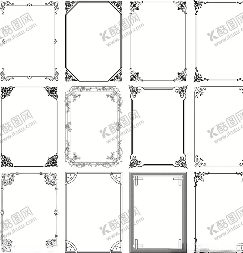 编号：29691006280701459079【酷图网】源文件下载-欧式边框花边
