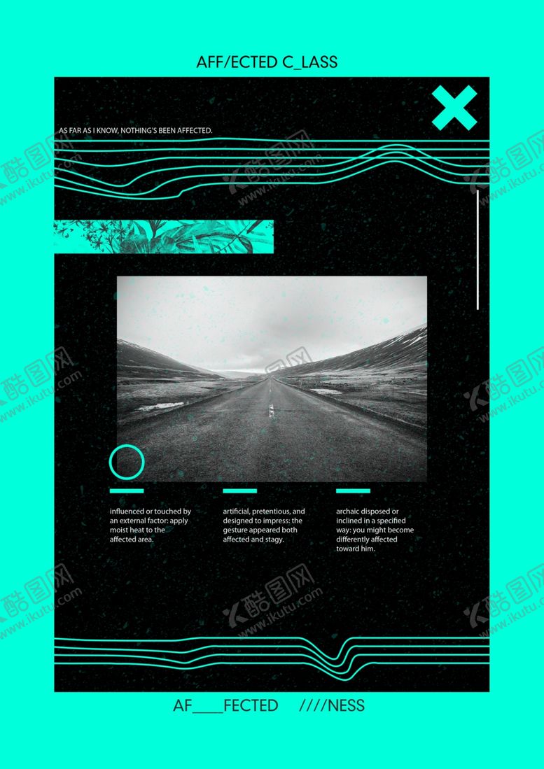 编号：29590610300210477028【酷图网】源文件下载-黑白公路剪切拼贴艺术海报