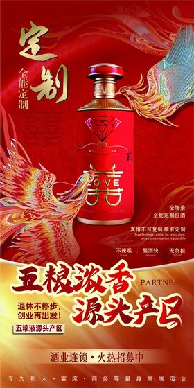 酒业招商海报