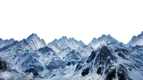 水墨山