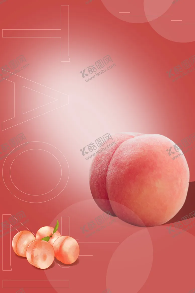 编号：55231202091957391578【酷图网】源文件下载-水蜜桃背景