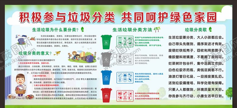 编号：25741804180950481207【酷图网】源文件下载-垃圾分类