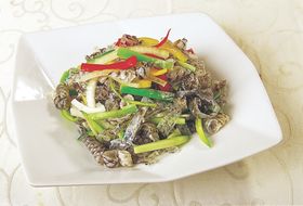 家常菜美食物肴白底图品