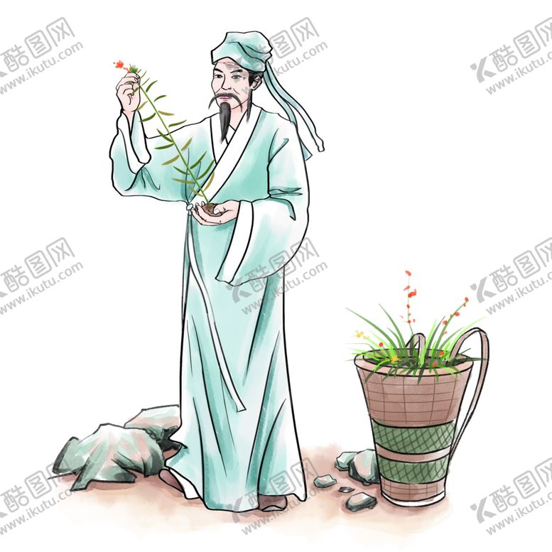 编号：42438903142053002431【酷图网】源文件下载-古代医师