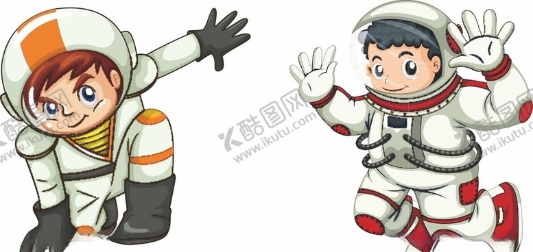 编号：29171305120630128387【酷图网】源文件下载-宇航员卡通吉祥物
