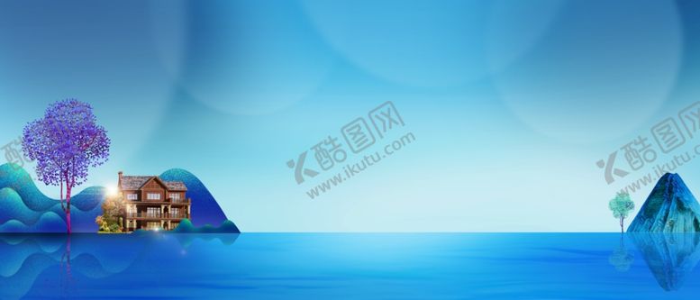 编号：84305407021221466919【酷图网】源文件下载-中式地产山水水墨中国风