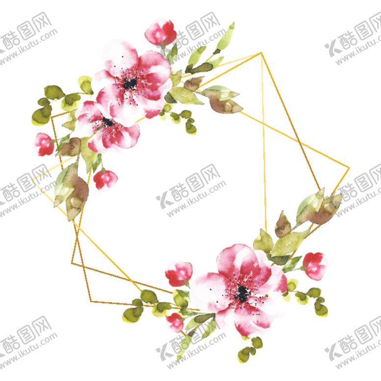编号：42952610230806354645【酷图网】源文件下载-花卉边框