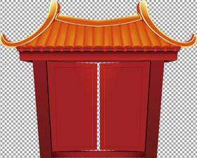 免扣中式门头