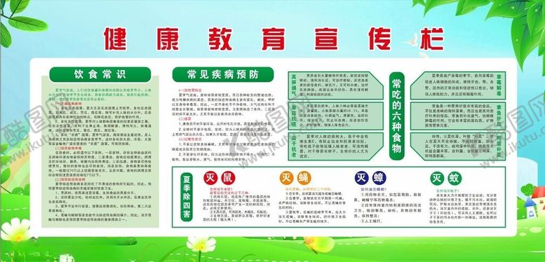 编号：16985702170247579691【酷图网】源文件下载-健康教育宣传栏