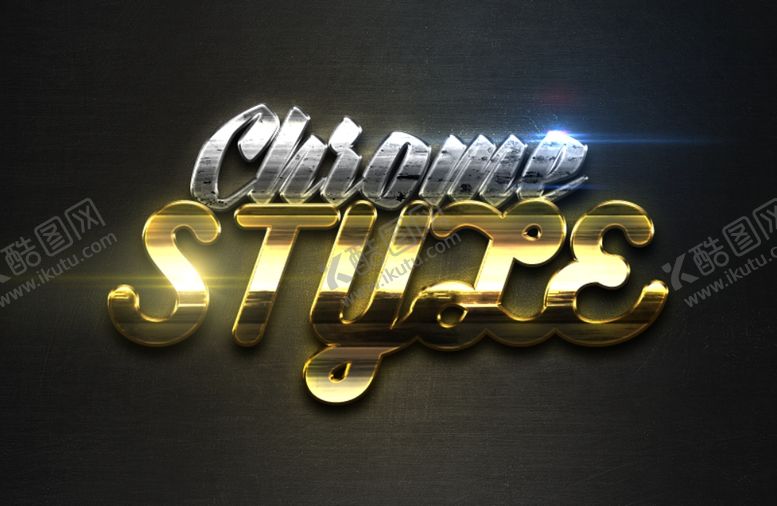 编号：57852610010218547874【酷图网】源文件下载-金属质感3D立体文字样式