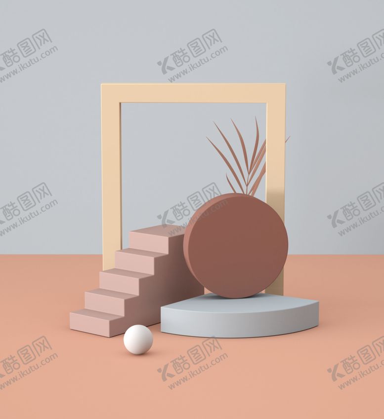 编号：52918410010049369206【酷图网】源文件下载-简约几何展台背景