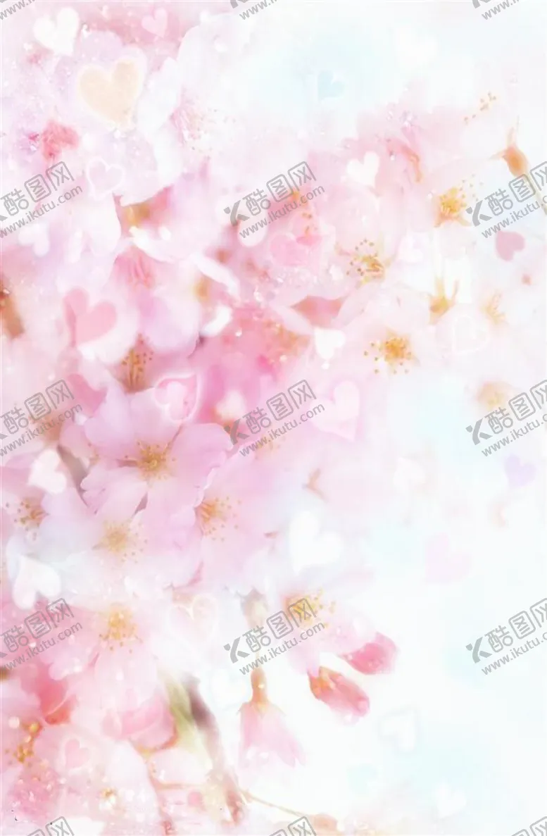 编号：27261201140540541884【酷图网】源文件下载- 手绘粉色桃花海报设计图片